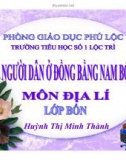 Người dân Đồng bằng Nam Bộ