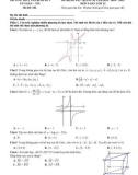 Đề thi KSCL môn Toán lớp 12 năm 2024-2025 - Trường THPT Gia Bình Số 1, Bắc Ninh