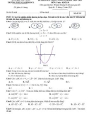 Đề thi KSCL môn Toán lớp 10 năm 2024-2025 - Trường THPT Gia Bình Số 1, Bắc Ninh