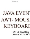 JAVA EVENT AWT- MOUSEKEYBOARD