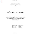 Khóa luận tốt nghiệp: Nghiên cứu hiệu quả của phương pháp chăm sóc, theo dõi dẫn lưu Kehr trong phẫu thuật sỏi mật