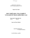 Luận văn Thạc sĩ Kinh tế: Phát triển khu công nghiệp ở vùng kinh tế trọng điểm phí Nam