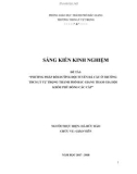 Sáng kiến kinh nghiệm THCS: Phương pháp bồi dưỡng đội tuyển đá cầu ở học sinh trường THCS Lý Tự Trọng thành phố Bắc Giang tham gia hội khỏe Phù Đổng các cấp