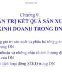 Quản trị doanh nghiệp - Chương 9