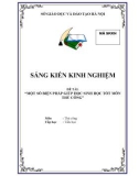 Sáng kiến kinh nghiệm Tiểu học: Một số biện pháp giúp học sinh lớp 1 học tốt môn Thủ công