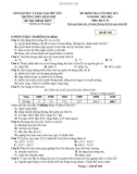 Đề thi học kì 1 môn Địa lí lớp 11 năm 2022-2023 có đáp án - Trường THPT Trần Phú, Phú Yên