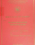 Khóa luận tốt nghiệp: Thực trạng và giải pháp phát triển thương mại công bằng đối với một số mặt hàng nông sản ở Việt Nam