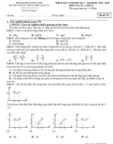 Đề thi học kì 1 môn Vật lý lớp 12 năm 2024-2025 - Trường PTDTNT THCS&THPT Nước Oa