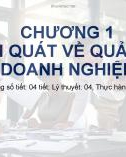 Bài giảng Quản trị doanh nghiệp: Chương 1 - Khái quát về quản trị doanh nghiệp