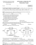 Đề thi học kì 1 môn Hóa học lớp 12 năm 2024-2025 - Trường THPT Phan Ngọc Hiển, Cà Mau