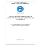 Đồ án tốt nghiệp ngành Điện tự động công nghiệp: Tìm hiểu về nhà máy điện gió. Đi sâu nghiên cứu nhà máy điện gió Phương Mai – Tỉnh Bình Định