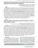 Đánh giá ảnh hưởng của điều trị nha chu đối với kiểm soát đường huyết trên bệnh nhân đái tháo đường típ 2