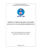 Đồ án tốt nghiệp ngành Điện tự động công nghiệp: Nghiên cứu thiết kế hệ thống điều khiển đóng mở cửa tự động thông minh bằng PLC