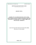 Luận văn Thạc sĩ Công trình dân dụng và công nghiệp: Nghiên cứu giải pháp đảm bảo chất lượng công trình xây dựng trong giai đoạn thi công tại Công ty Cổ phần Đầu tư và Phát triển nhà số 6 Hà Nội (Handico 6)
