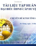 CHUYÊN ĐỀ KINH TẾ XÃ HỘI TỈNH AN GIANG