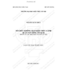 Luận văn Thạc sĩ Kiến trúc: Tổ chức không gian kiến trúc cảnh quan ven sống Tô Lịch (đoạn từ cầu Mọc đến cầu Ngã Tư Sở)