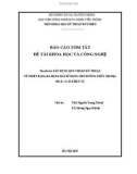 Báo cáo tóm tắt đề tài khoa học và công nghệ tên đề tài: Xây dựng quy chuẩn kỹ thuật về thiết bị ra đa hàng hải sử dụng cho đường thủy nội địa