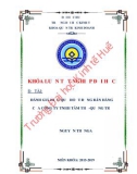 Khóa luận tốt nghiệp Quản trị kinh doanh: Đánh giá hiệu quả hoạt động bán hàng của Công ty TNHH Tâm Thơ-Quảng Trị