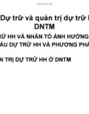 Bài giảng Quản trị kinh doanh thương mại: Bài 4 - PGS.TS. Nguyễn Thừa Lộc