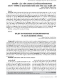 Nghiên cứu tiên lượng của nồng độ acid uric huyết thanh ở bệnh nhân nhồi máu não giai đoạn cấp