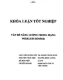 Khóa luận tốt nghiệp: Vấn đề năng lượng trong mạng Wireless sensor