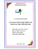 Sáng kiến kinh nghiệm THPT: Ứng dụng công nghệ thông tin trong dạy học môn Hoá học ở trường THPT