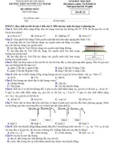 Đề thi học kì 1 môn Vật lý lớp 10 năm 2024-2025 - Trường THPT Nguyễn Tất Thành, HCM