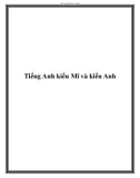 Tiếng Anh kiểu Mĩ và kiểu Anh