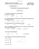 Đề thi học kì 1 môn Toán lớp 7 năm 2022-2023 có đáp án - Trường TH, THCS và THPT Thái Bình Dương