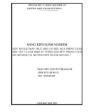 Sáng kiến kinh nghiệm THPT: Một số giải pháp thực hiện có hiệu quả phong trào học tập và làm theo tư tưởng đạo đức, phong cách Hồ Chí Minh tại trường THPT Thanh Chương 1