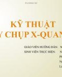 Bài thuyết trình: Kỹ thuật máy chụp X-Quang số