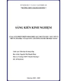 Sáng kiến kinh nghiệm THPT: Giải pháp triển khai hiệu quả bộ tài liệu Bác Hồ và những bài học về đạo đức lối sống dành cho học sinh