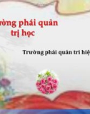 Trường phái quản tri hiện đại