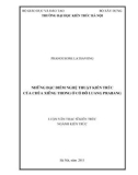 Luận văn Thạc sĩ Kiến trúc: Những đặc điểm nghệ thuật kiến trúc của chùa Xiêng Thong ở có đô Luang Prabang