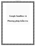 Google Sandbox và Phương pháp kiểm tra