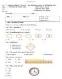 Đề thi học kì 2 môn Toán lớp 1 năm 2023-2024 - Trường Tiểu học Hồng Châu, Yên Lạc