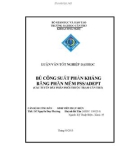 Luận văn tốt nghiệp đại học: Bù công suất phản kháng bằng phần mềm PSS/ADEPT