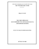 Luận văn Thạc sĩ Chính sách công: Thực hiện chính sách giảm nghèo bền vững trên địa bàn quận 10, Thành phố Hồ Chí Minh hiện nay