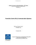 Powerline Carrier (PLC) Communication Systems