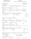 Đề thi thử tốt nghiệp THPT năm 2021 môn Toán có đáp án - Sở GD&ĐT Ninh Bình (Lần 2)