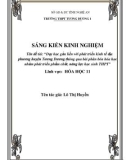 Sáng kiến kinh nghiệm THPT: Dạy học gắn liền với phát triển kinh tế địa phương huyện Tương Dương thông qua bài phân bón hóa học nhằm phát triển phẩm chất, năng lực học sinh THPT