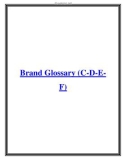 Brand Glossary (C-D-EF)