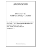 Sáng kiến kinh nghiệm THPT: Dạy truyện ngắn Những đứa con trong gia đình của nhà văn Nguyễn Thi theo định hướng phát triển năng lực học sinh