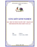 Sáng kiến kinh nghiệm THPT: Dạy - học Hai đứa trẻ theo định hướng phát triển năng lực cho học sinh