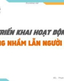 Bài giảng Triển khai hoạt động chống nhầm lẫn người bệnh