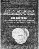 Tuyển tập báo cáo hội thảo toàn quốc lần thứ nhất về Cơ điện tử - NXB Đại học quốc gia Hà Nội