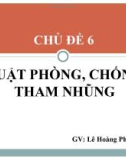 Bài giảng: Luật phòng, chống tham nhũng - Gv. Lê Hoàng Phương Thúy