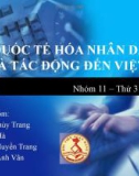 Quốc tế hóa nhân dân tệ và tác động đến việt nam