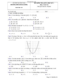 Đề thi giữa học kì 1 môn Toán lớp 10 năm 2020-2021 có đáp án - Trường THPT Hùng Vương