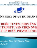 Tuyển chọn ứng viên